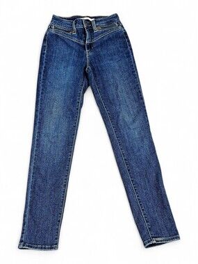 Levi's 721 High Rise Skinny Ankle Jeans Size 25 Zipper Pockets